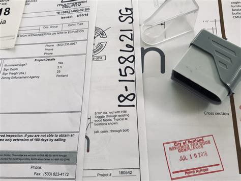 how to handle permit procurement for nationwide signage projects